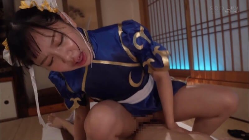 サテンフェチAVエロ動画 百仁花 サテンチャイナドレス 着衣セックス